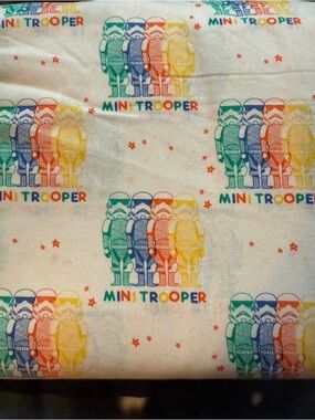 Star Wars Mini Trooper Rainbow Stormtrooper Print in Green, Blue, Orange, Yellow